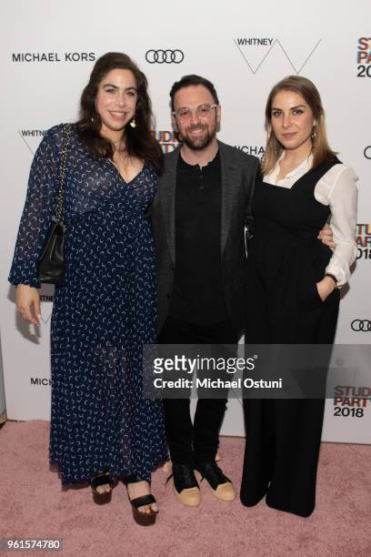 Chloe Kent, Brandon Perlman and guest attend the Whitney Museum Celebrates The 2018 Annual Gala And Studio Party at The Whitney Museum of American...
