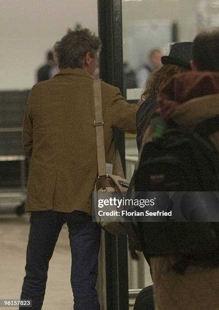 Prince Ernst August of Hanover arrives from Phuket Thailand at Tegel Airport on January 4, 2010 in Berlin, Germany.