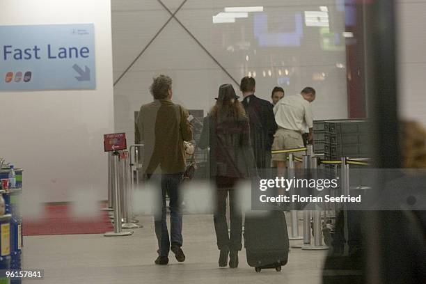 Prince Ernst August of Hanover arrives from Phuket Thailand at Tegel Airport on January 4, 2010 in Berlin, Germany.