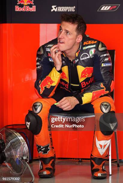 Pol Espargaro during the Moto GP test in the Barcelona Catalunya Circuit, on 22th May 2018 in Barcelona, Spain. --