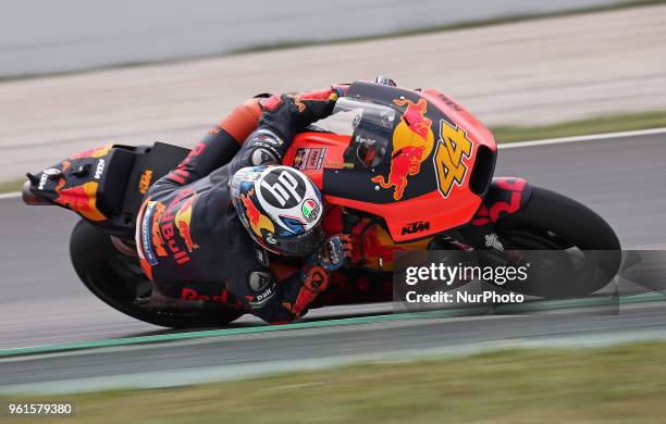 Pol Espargaro during the Moto GP test in the Barcelona Catalunya Circuit, on 22th May 2018 in Barcelona, Spain. --