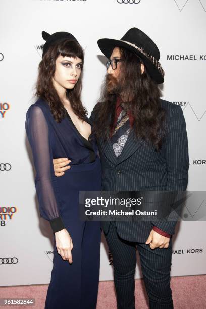 Charlotte Kemp Muhl and Sean Lennon attend the Whitney Museum Celebrates The 2018 Annual Gala And Studio Party at The Whitney Museum of American Art...
