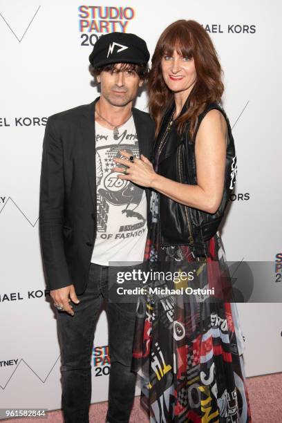 Artist Todd DiCiurcio and Megan DiCiurcio attend the Whitney Museum Celebrates The 2018 Annual Gala And Studio Party at The Whitney Museum of...