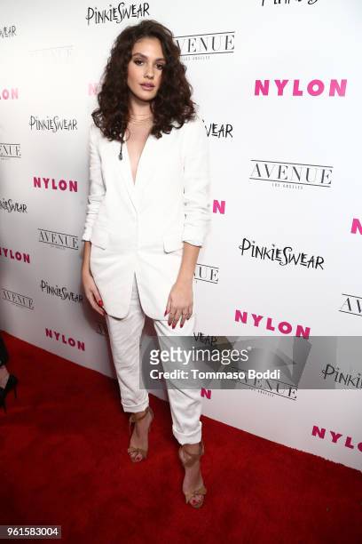Ronni Hawk attends NYLON's Annual Young Hollywood Party sponsored by Pinkie Swear at Avenue Los Angeles on May 22, 2018 in Hollywood, California..