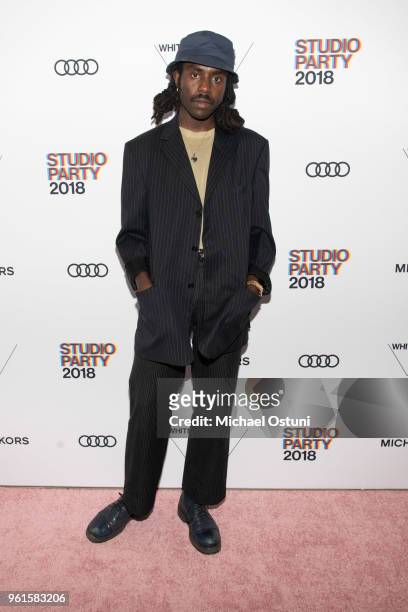Dev Hynes attends the Whitney Museum Celebrates The 2018 Annual Gala And Studio Party at The Whitney Museum of American Art on May 22, 2018 in New...