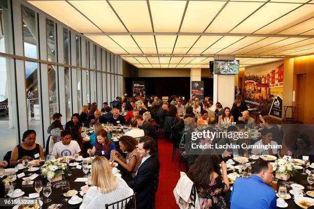 General view during an ESPN leadership dinner at Levi's Stadium on May 22, 2018 in Santa Clara, California.