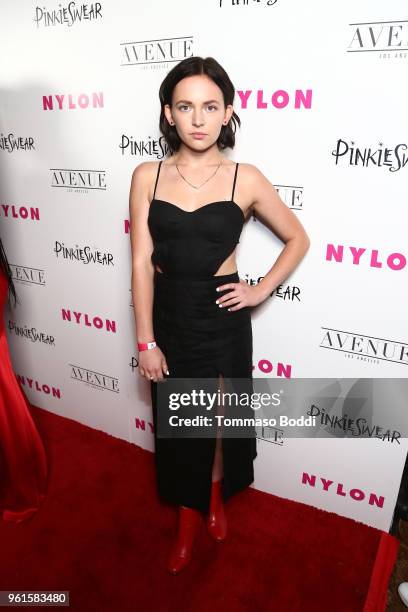 Alexis G. Zall attends NYLON's Annual Young Hollywood Party sponsored by Pinkie Swear at Avenue Los Angeles on May 22, 2018 in Hollywood, California..