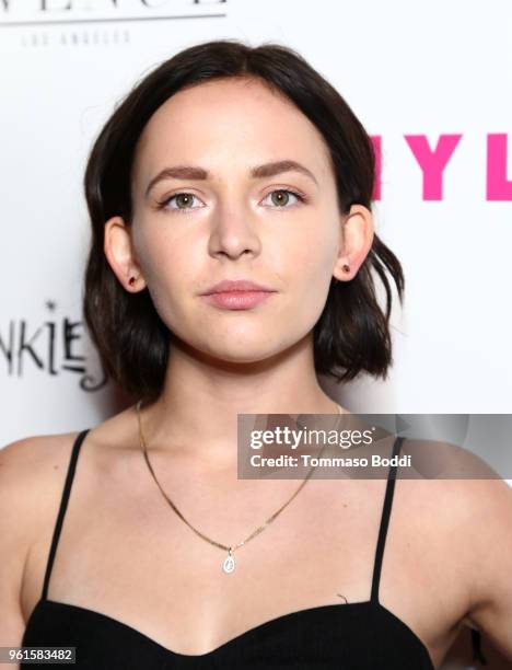 Alexis G. Zall attends NYLON's Annual Young Hollywood Party sponsored by Pinkie Swear at Avenue Los Angeles on May 22, 2018 in Hollywood, California..