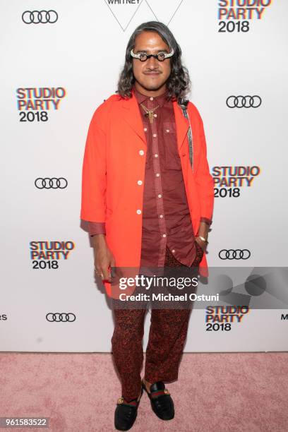 Guest attends the Whitney Museum Celebrates The 2018 Annual Gala And Studio Party at The Whitney Museum of American Art on May 22, 2018 in New York...