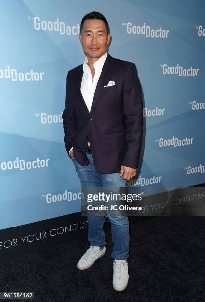 Actor Daniel Dae Kim attends For Your Consideration Event for ABC's 'The Good Doctor' at Sony Pictures Studios on May 22, 2018 in Culver City,...