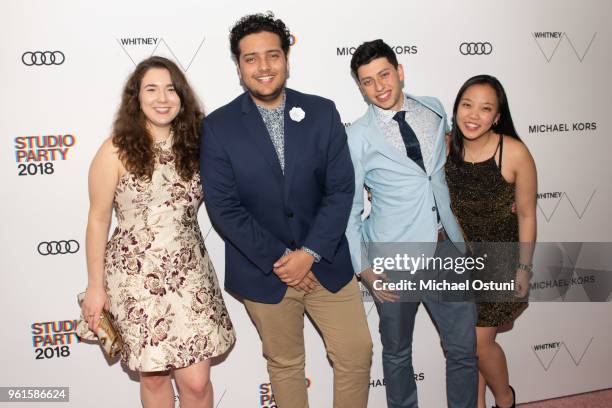 Guests attend the Whitney Museum Celebrates The 2018 Annual Gala And Studio Party at The Whitney Museum of American Art on May 22, 2018 in New York...