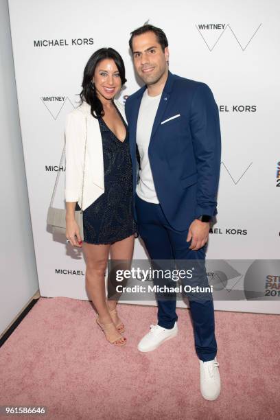 Guests attend the Whitney Museum Celebrates The 2018 Annual Gala And Studio Party at The Whitney Museum of American Art on May 22, 2018 in New York...