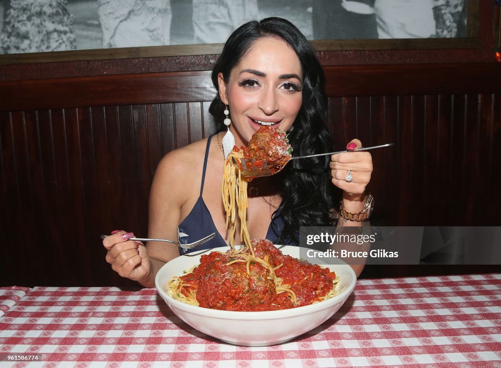 Angelina Pivarnick Visits Planet Hollywood Times Square