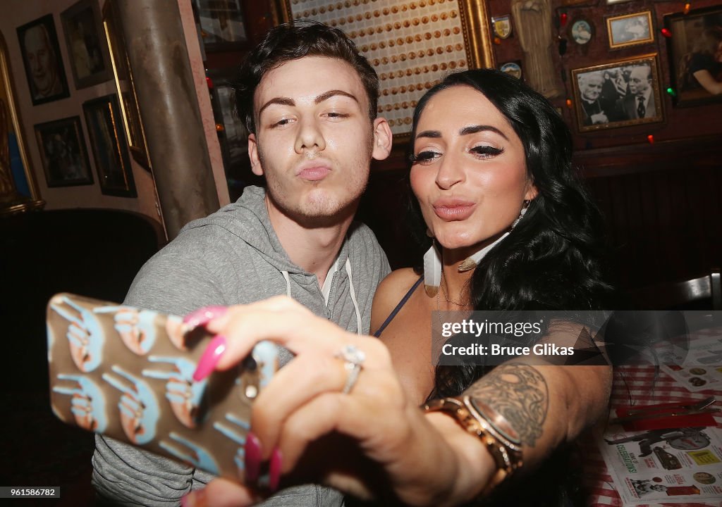 Angelina Pivarnick Visits Planet Hollywood Times Square