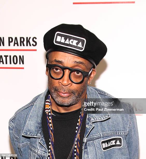 Spike Lee attends the 2018 Gordon Parks Foundation Gala at Cipriani 42nd Street on May 22, 2018 in New York City.