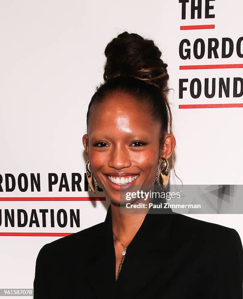 Model Adesuwa Aighewi attends the 2018 Gordon Parks Foundation Gala at Cipriani 42nd Street on May 22, 2018 in New York City.