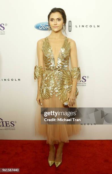 Alyson Stoner arrives to the 43rd Annual Gracie Awards held at the Beverly Wilshire Four Seasons Hotel on May 22, 2018 in Beverly Hills, California.