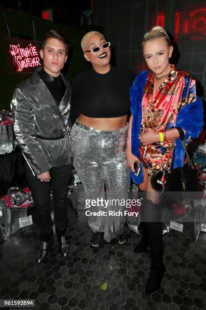 Matt Sarafa attends NYLON's Annual Young Hollywood Party sponsored by Pinkie Swear at Avenue Los Angeles on May 22, 2018 in Hollywood, California..