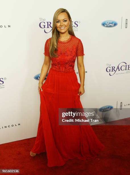 Nicole Lapin arrives to the 43rd Annual Gracie Awards held at the Beverly Wilshire Four Seasons Hotel on May 22, 2018 in Beverly Hills, California.