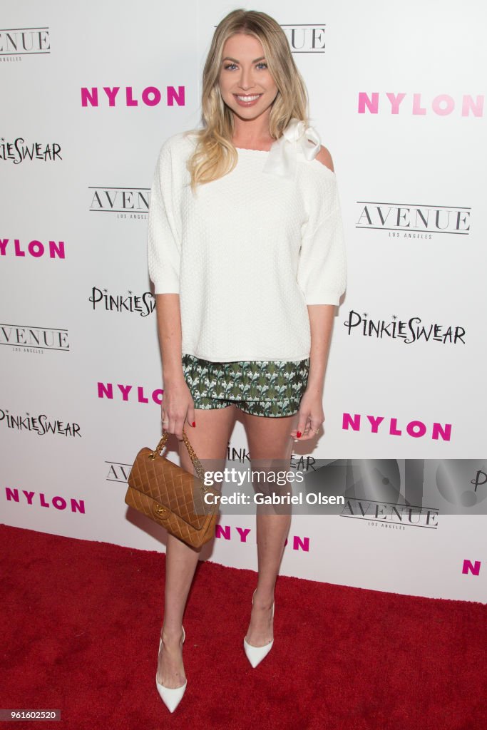Stassi Schroeder arrives for NYLON Hosts Annual Young Hollywood Party