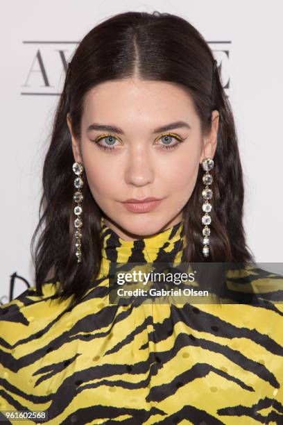 Amanda Steele arrives for NYLON Hosts Annual Young Hollywood Party at Avenue on May 22, 2018 in Los Angeles, California.