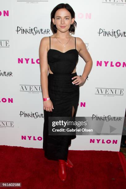 Alexis G. Zall arrives for NYLON Hosts Annual Young Hollywood Party at Avenue on May 22, 2018 in Los Angeles, California.