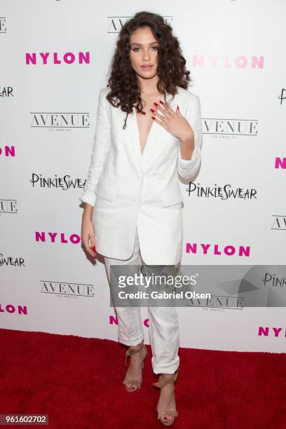Ronni Hawk arrives for NYLON Hosts Annual Young Hollywood Party at Avenue on May 22, 2018 in Los Angeles, California.