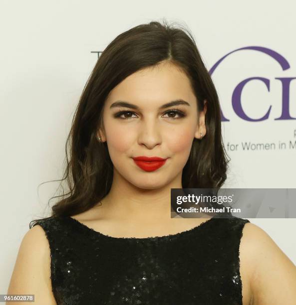 Isabella Gomez arrives to the 43rd Annual Gracie Awards held at the Beverly Wilshire Four Seasons Hotel on May 22, 2018 in Beverly Hills, California.