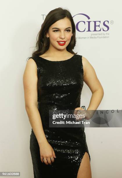 Isabella Gomez arrives to the 43rd Annual Gracie Awards held at the Beverly Wilshire Four Seasons Hotel on May 22, 2018 in Beverly Hills, California.