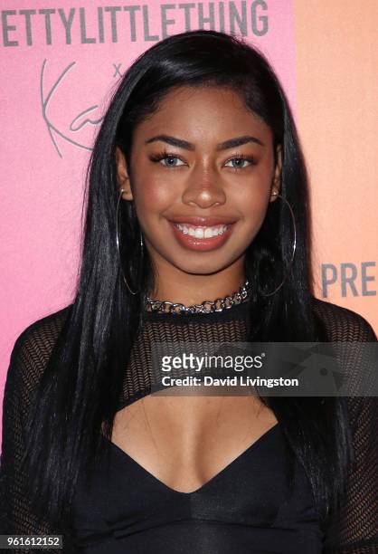 Chandler Alexis attends the PrettyLittleThing x Karl Kani event at Nightingale Plaza on May 22, 2018 in Los Angeles, California.