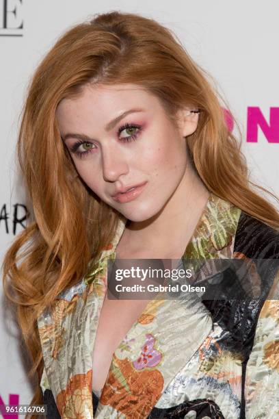 Katherine McNamara arrives for NYLON Hosts Annual Young Hollywood Party at Avenue on May 22, 2018 in Los Angeles, California.