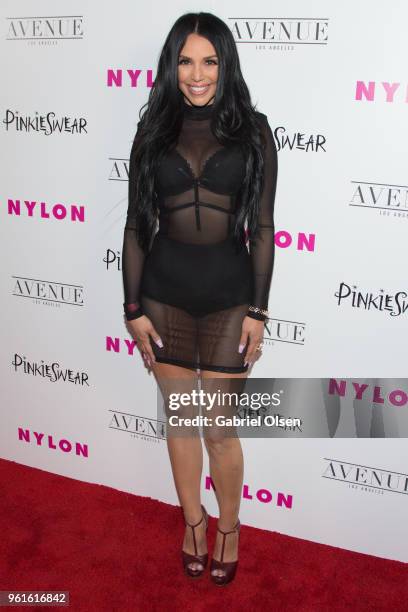 Scheana Shay arrives for NYLON Hosts Annual Young Hollywood Party at Avenue on May 22, 2018 in Los Angeles, California.