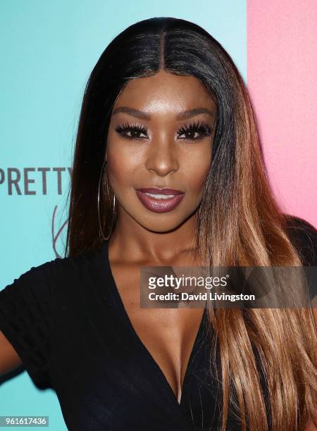 Actress Porscha Coleman attends the PrettyLittleThing x Karl Kani event at Nightingale Plaza on May 22, 2018 in Los Angeles, California.