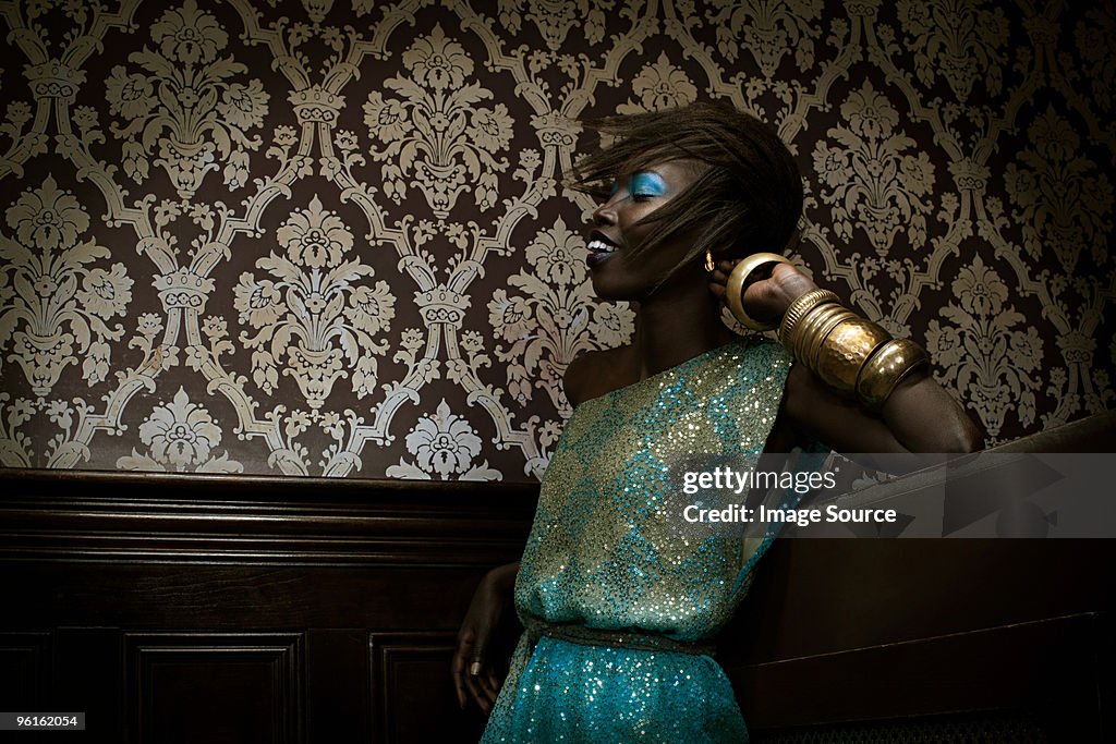 Young woman dancing