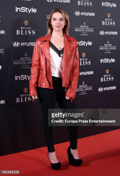 Maria Lima attends 'El Jardin Del Miguel Angel And Instyle Beauty Night' party at Miguel Angel Hotel on May 22, 2018 in Madrid, Spain.