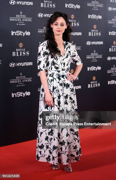 Elena Rivera attends 'El Jardin Del Miguel Angel And Instyle Beauty Night' party at Miguel Angel Hotel on May 22, 2018 in Madrid, Spain.