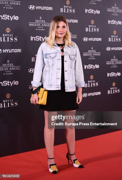 Miriam Giovanelli attends 'El Jardin Del Miguel Angel And Instyle Beauty Night' party at Miguel Angel Hotel on May 22, 2018 in Madrid, Spain.