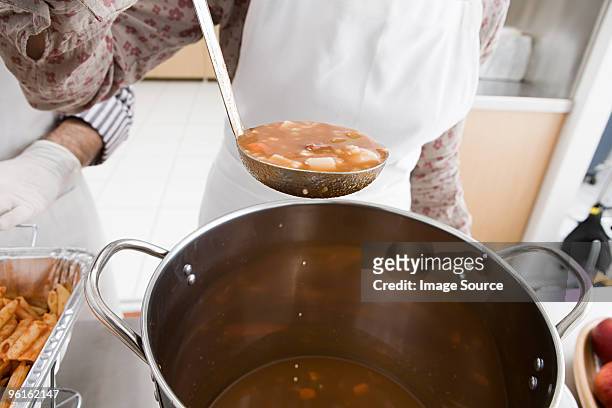 volksküche - soup kitchen stock-fotos und bilder