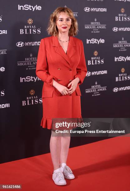 Paula Usero attends 'El Jardin Del Miguel Angel And Instyle Beauty Night' party at Miguel Angel Hotel on May 22, 2018 in Madrid, Spain.