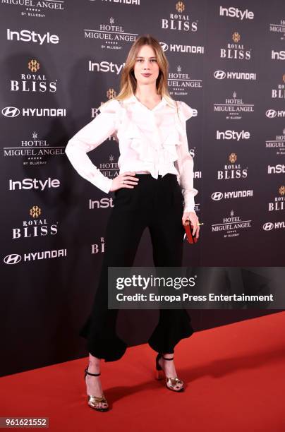 Arancha Martin attends 'El Jardin Del Miguel Angel And Instyle Beauty Night' party at Miguel Angel Hotel on May 22, 2018 in Madrid, Spain.