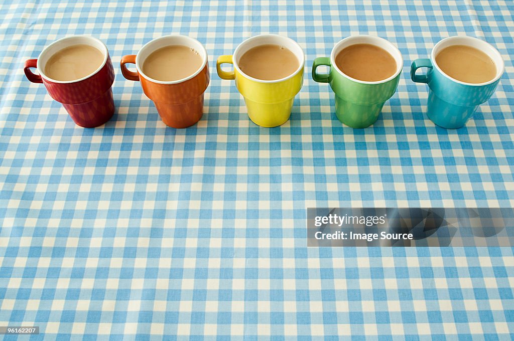 Five cups of tea