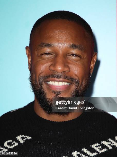 Singer Tank attends the PrettyLittleThing x Karl Kani event at Nightingale Plaza on May 22, 2018 in Los Angeles, California.