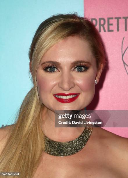 Actress Katherine Bailess attends the PrettyLittleThing x Karl Kani event at Nightingale Plaza on May 22, 2018 in Los Angeles, California.