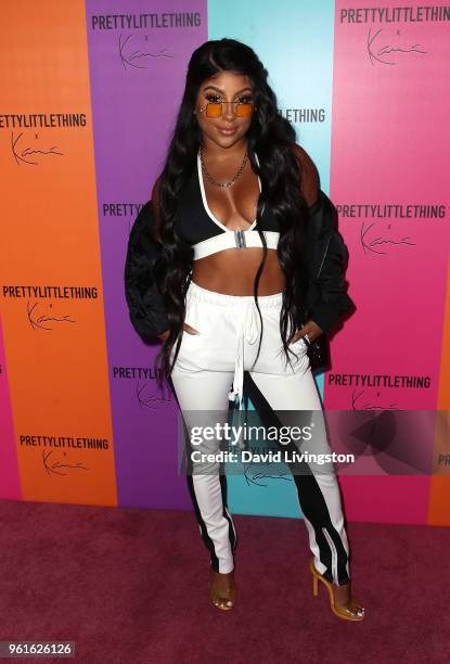 Actress Candice Craig attends the PrettyLittleThing x Karl Kani event at Nightingale Plaza on May 22, 2018 in Los Angeles, California.