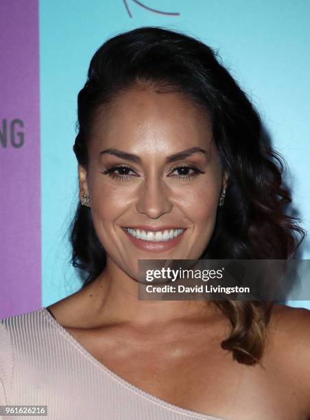 Actress Jessica Meza attends the PrettyLittleThing x Karl Kani event at Nightingale Plaza on May 22, 2018 in Los Angeles, California.