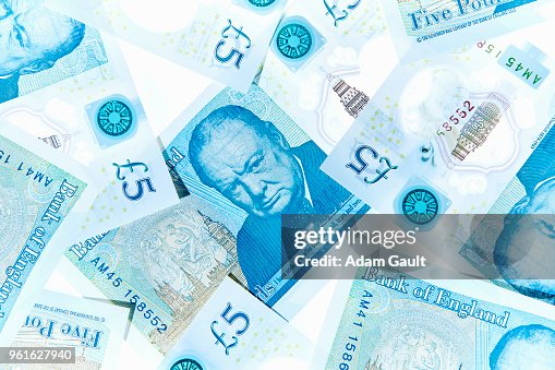 UK Five Pound Notes UK Five Pound Notes