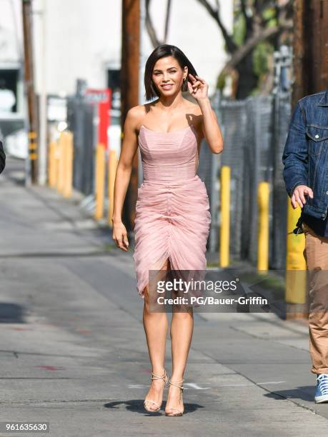 Jenna Dewan is seen arriving at the 'Jimmy Kimmel Live' on May 22, 2018 in Los Angeles, California.