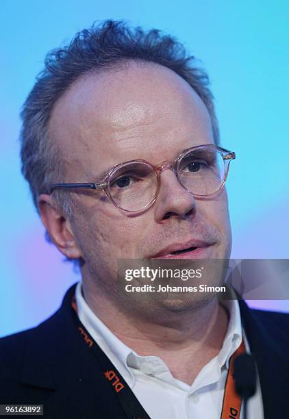 Hans Ulrich Obrist of Serpentine Gallery attends the Digital Life Design conference at HVB Forum on January 25, 2010 in Munich, Germany. DLD brings...