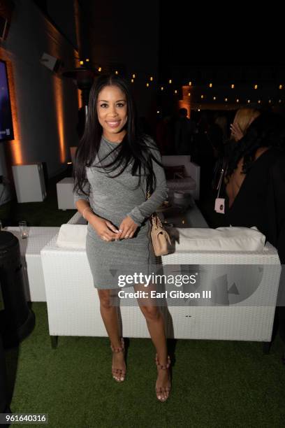 Keshia Chante attends the Premiere of WEtv's Growing Up Hip Hop Season 4 on May 22, 2018 in West Hollywood, California.