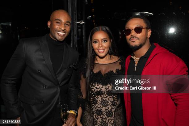 Datari Turner, Angela Simmons and Romeo Miller attend the afterparty for the Premiere of WEtv's Growing Up Hip Hop Season 4 on May 22, 2018 in West...